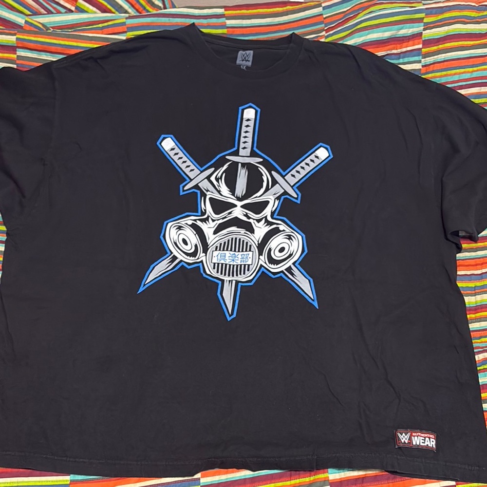 Black Graphic T-Shirt no one is safe WWE wrestling T-shirt size 5XL